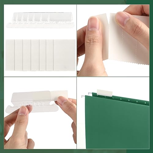 Miniatura 5 de Yaomiao Paquete de 24 carpetas colgantes tamaño carta expandibles con carpetas de archivos colgantes de expansión de 1 pulgada para archivador,