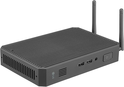 LG Thin Client Box Type with Intel Quad-core Processor, 8GB DDR4 Memory, 16GB eMMC Storage, USB Type-CTM, Fanless Design