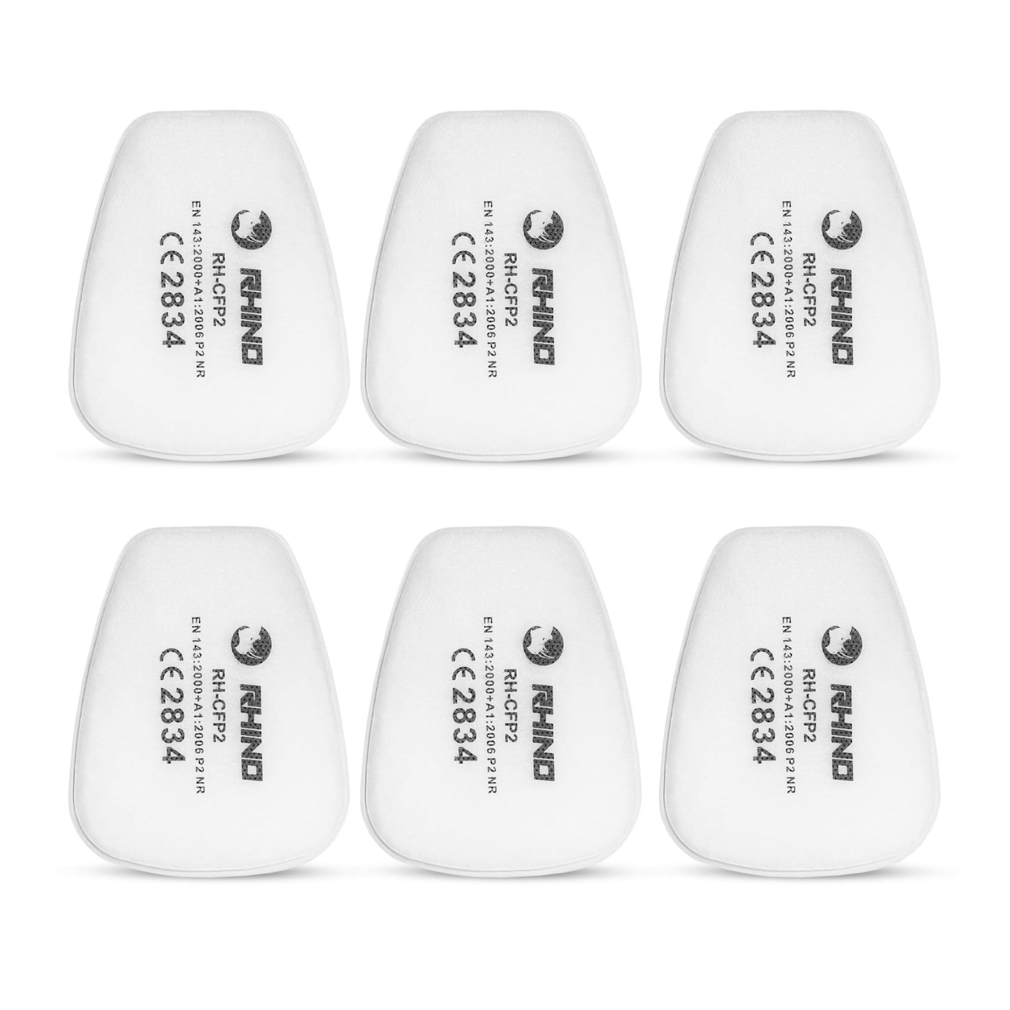 X6 Partikelfilter FFP2 Für Halbmaske – Wiederverwendbar, Für Staub, Lackieren & Mehr