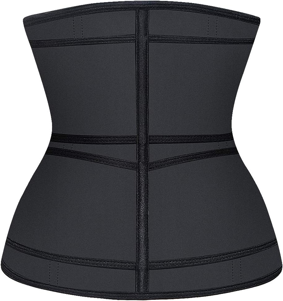 Women Waist Trainer Latex Corset Sweat Workout Cincher Girdle Tunmmy Control Belly Belt - Image 3