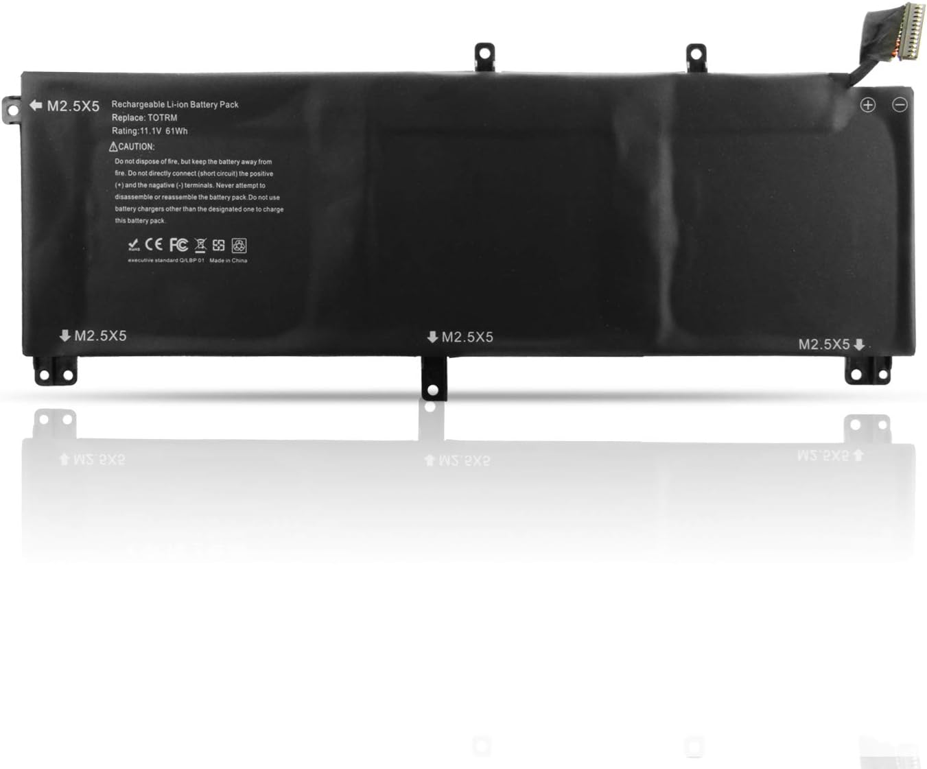 K KYUER 61WH T0TRM TOTRM Laptop Battery Replacement for Dell XPS 15 9530 9535 Precision M3800 15d-1528 15d-1721 15d-1728 xps 15d-1828 15d-2528 15d-2721 15d-2728 15d-2828 15d-3528 H76MV 7D1WJ Y758W