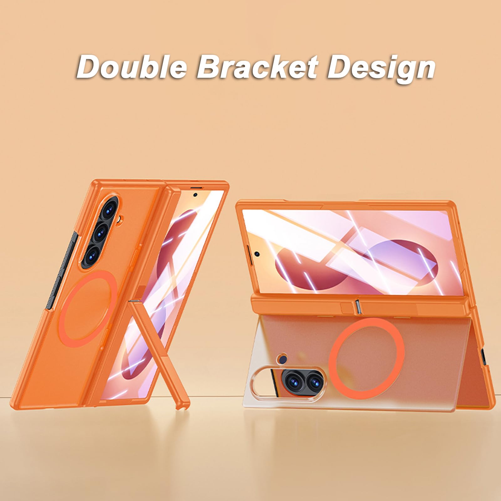Magnetyczne etui do Samsung Galaxy Z Fold 8 Ultra, twardy PC Gefrostet