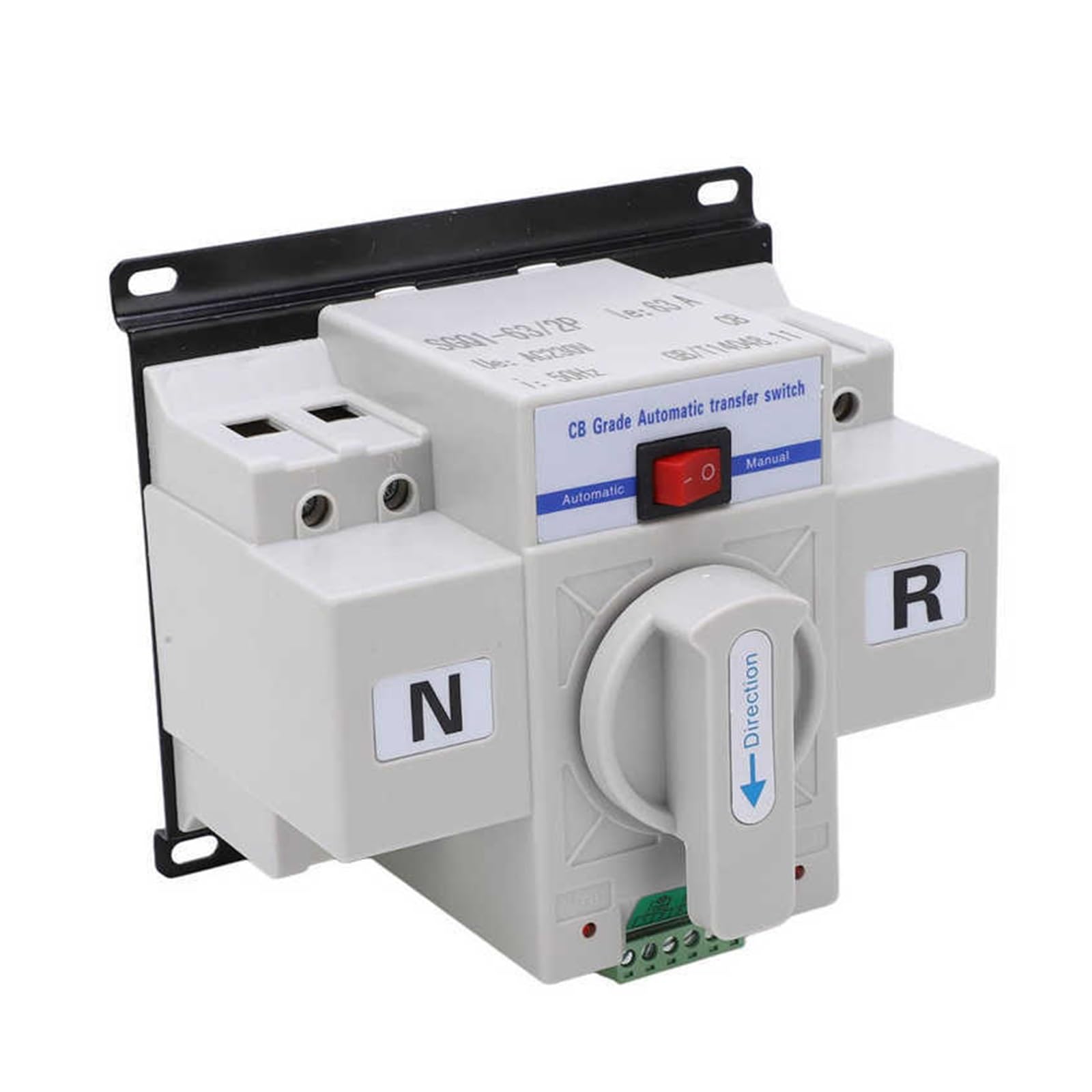 Interruttore Di Trasferimento Automatico SGQ1-63 / 2P 230V 63A Interruttore di trasferimento automatico Interruttore di circuito miniaturizzato Interruttore di commutazione a doppia alimentazione