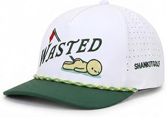 SHANKITGOLF Mens Funny Rope Golf Hat - Adjustable Snapback Golf Cap, Gifts for Golfers