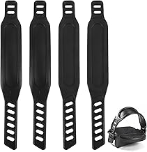 2 Pairs Universal Pedal Straps, Adjustable Pedal Straps Bicycle, Exercise Bike Pedal Straps for Stationary Bikes, Bike Pedal Straps, Suitable for Most Exercise Bikes