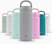 Vista 63 de Ello Cooper Twist - Botella de agua de acero inoxidable de 32 onzas con tapa para beber A prueba de fugas Doble pared y aislada al vacío Asa