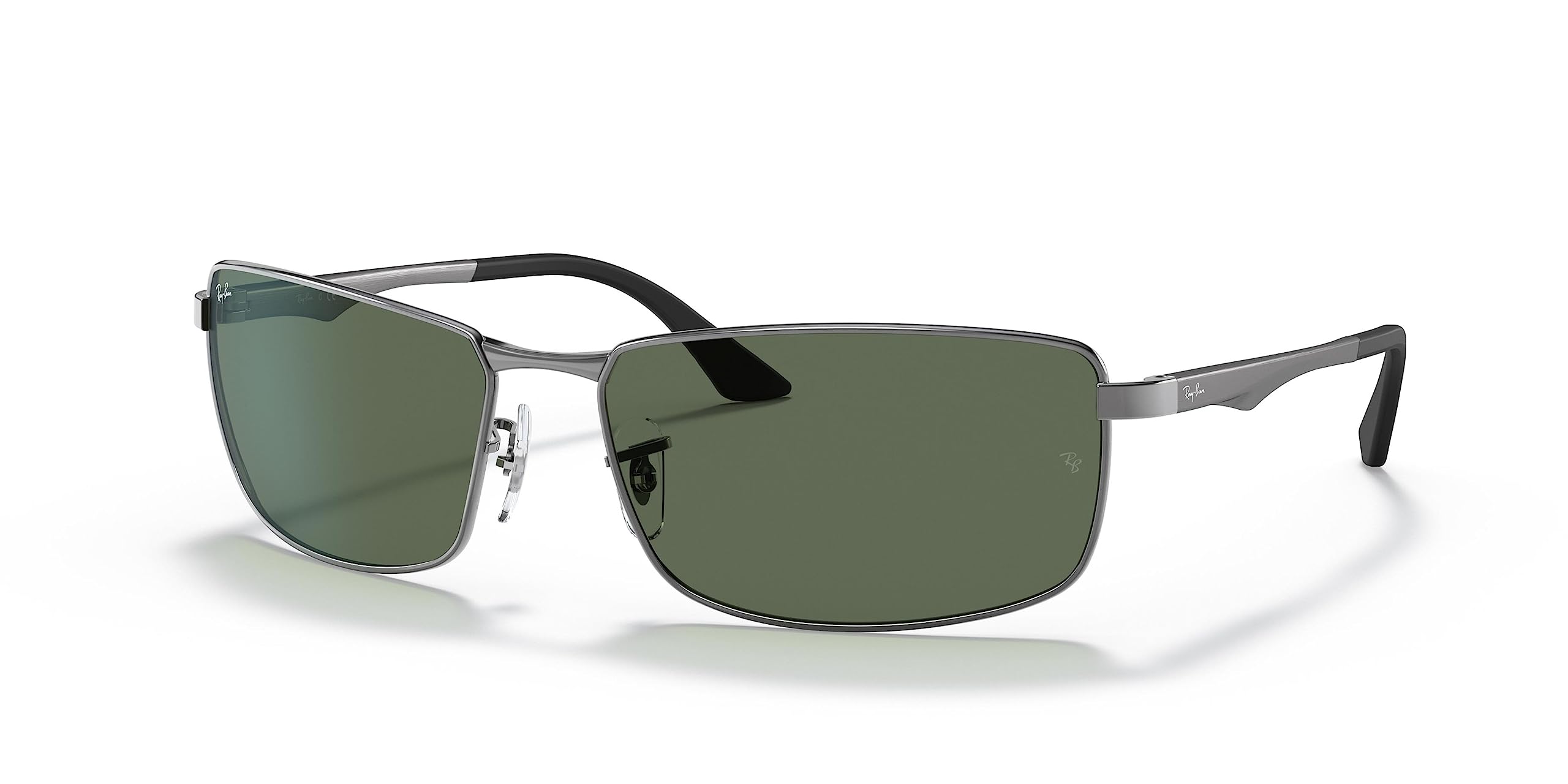 Ray-Ban Men's Gunmetal Rb3498 004/71 Sunglasses, Negro, Size 64