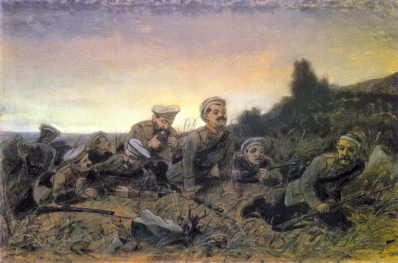 Posters et art pour décoration chambre tableau Scouts à Sébastopol Perov