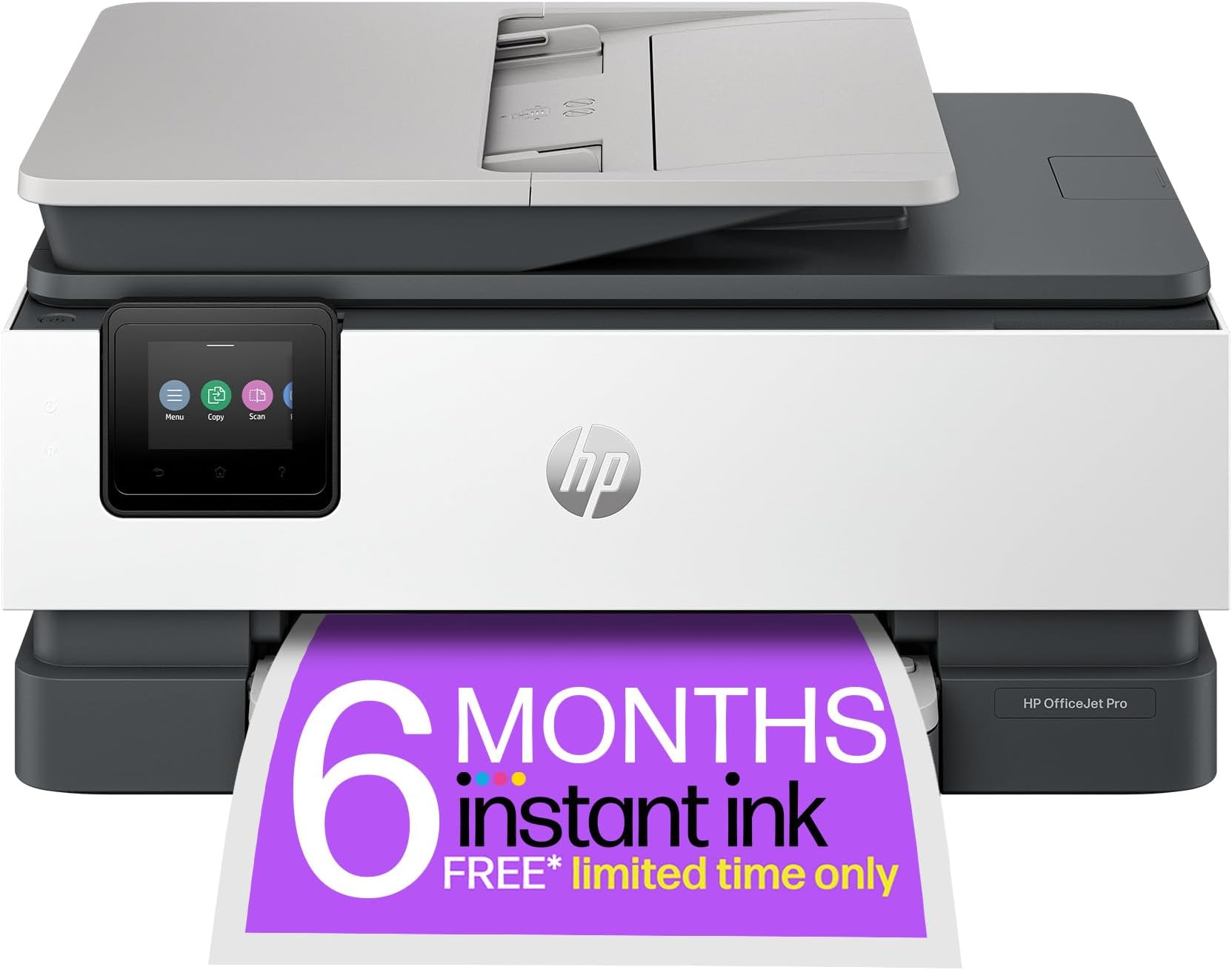 HP OfficeJet Pro 8122e All-in-One Printer | Colour | Printer for Home | Print, Scan, Copy | Automatic document feeder| 3 Months of free Instant Ink | Up to 3 years Warranty