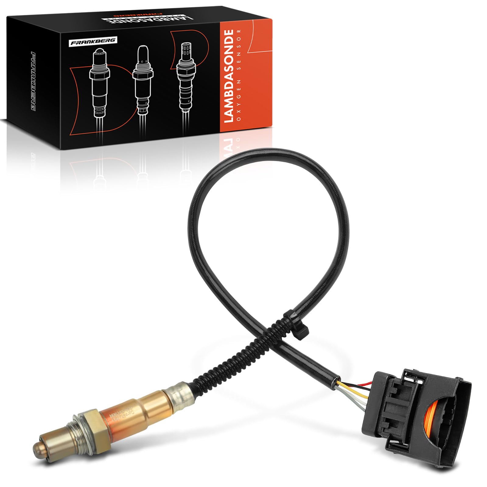 Frankberg Sonda lambda sensore di controllo a monte del convertitore | Compatibile con: Signum Z03, Zafira B Van/MPV A05, Vectra C Caravan Z02, Vectra C CC Z02, Zafira/Famiglia Zafira B A05