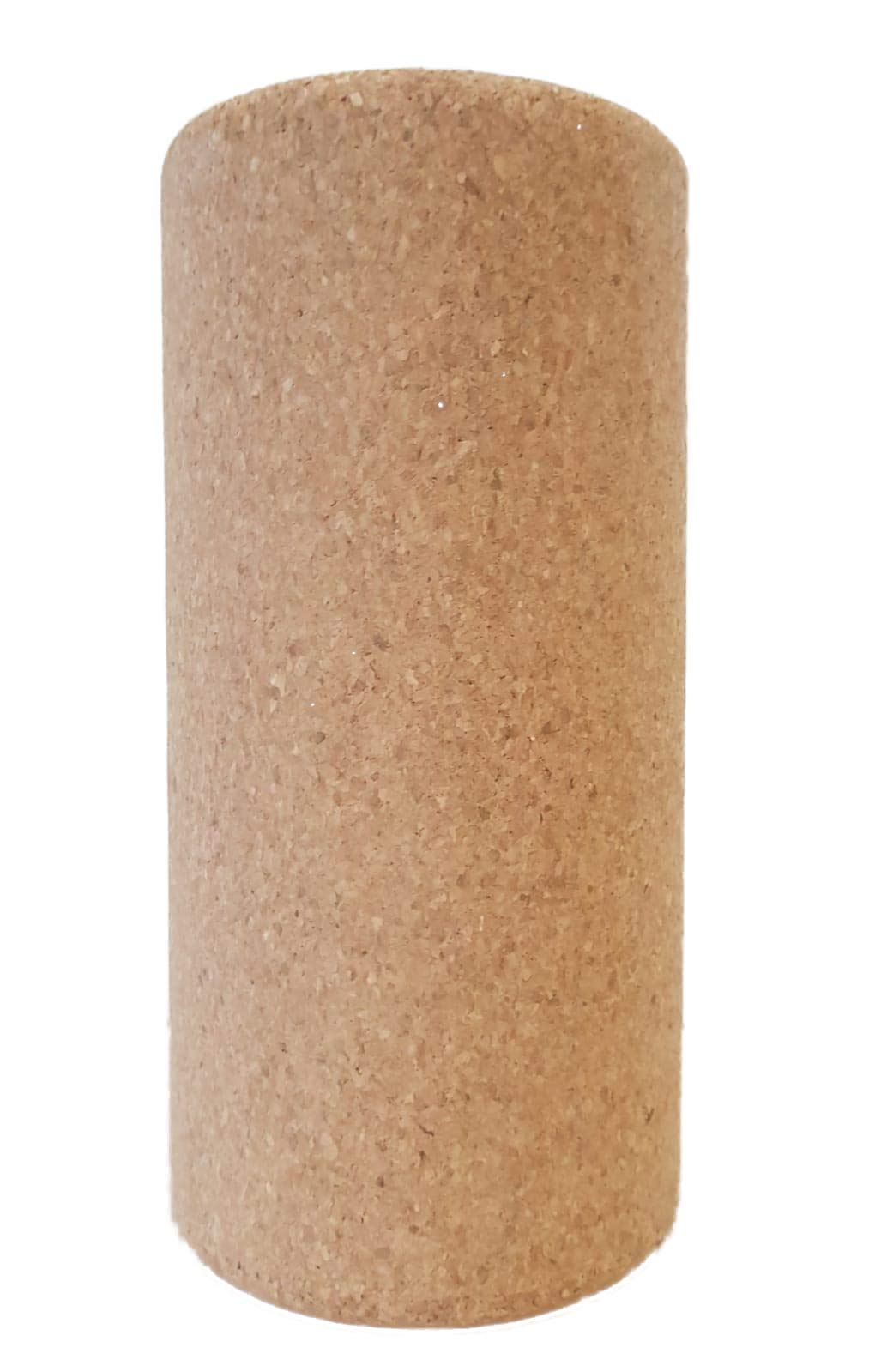 Rouleau de massage pour fascias - En liège - 30 x 15 cm - 100 % végan