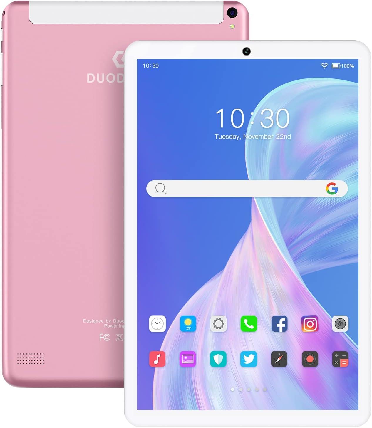 DUODUOGO Tablet 10 Pulgadas Android 13 Tableta, QuadCore 1.8 GHz Dual