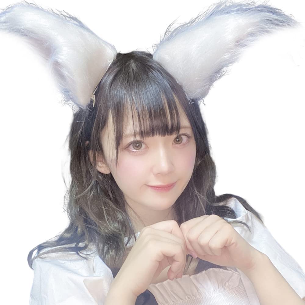 キツネ耳 獣耳 ケモミミ ウィッグ ホワイト 楽天市場】[ケモ耳 コスプレ キツネ] けもみみしっぽセット きつね [け