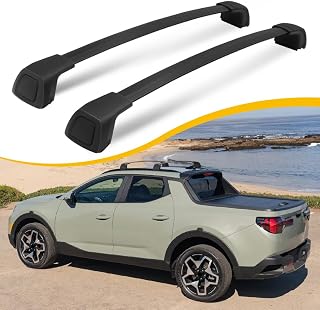 EZREXPM Lockable Roof Cross Bars for Hyundai Santa Cruz 2022-2026 SE SEL Premium - 165lbs Capacity, Anti-Theft, Low Noise