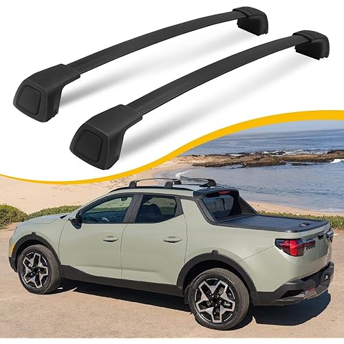 Cross Bars Fit for Hyundai Santa Cruz SE SEL Premium Limited 2022 2023 2024 2025 2026 Roof Rack Rail Lockable Luggage Crossbars Carrier Cargo Bar