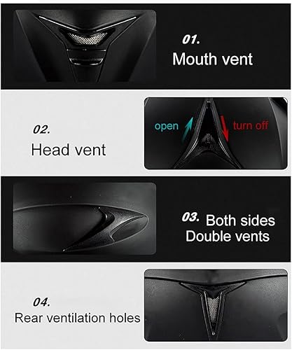 Miniatura 4 de Casco modular SDFGDFD Bluetooth, casco anticolisión de la motocicleta de cara completa ha obtenido la certificación DOTECE, casco de moto de cara