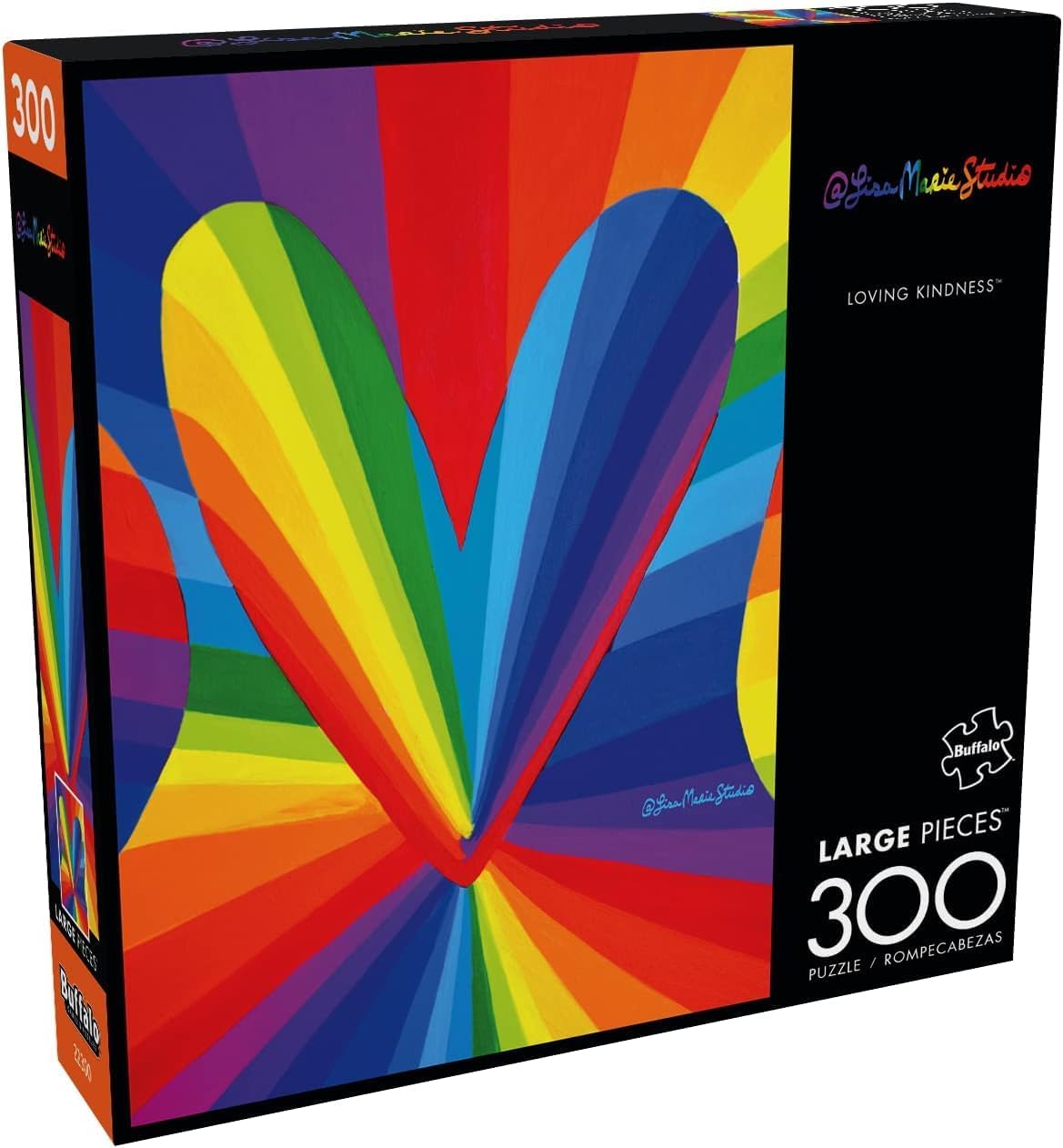 Buffalo Games - Lisa Marie Studios - Loving Kindness - Large Piece Jigsaw Puzzle for Adults Challenging Puzzle Perfect for Game Nights - Finished Size is 21.25 x 15.00