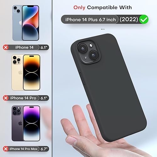 Vista 22 de TOCOL - Funda 5 en 1 para iPhone 11, con 2 protectores de pantalla + 2 protectores de lente de cámara, funda delgada de silicona líquida a prueba
