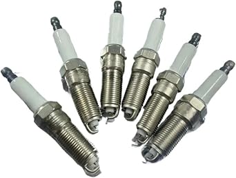 6PCS Iridium Spark Plug, Compatible For Cadillac, Compatible For Hummer H2, Compatible For Buick, Compatible For GMC, Compatible For Chevrolet 41-110, 12621258, 41-114, 41-109, 41-108, 41-103, 41-101,