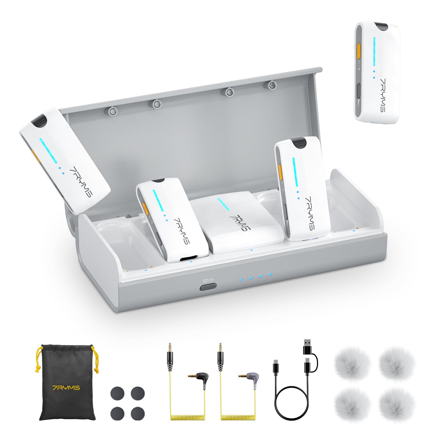 TRYMS iRay DW40 ワイヤレスマイク 4ch 無線マイク 200m TRYMS iRay