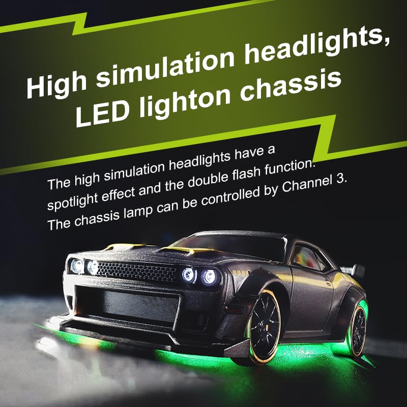 Amazon.com: FLYCOLOR Turbo Racing C65 1:76 Mini Metal Drift RC Car
