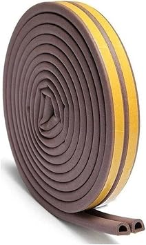 Contacall Bondit 2li Kau uk Kap  ve Pencere Izolasyon Band  Fitili 10x2 20 Metre Kahverengi