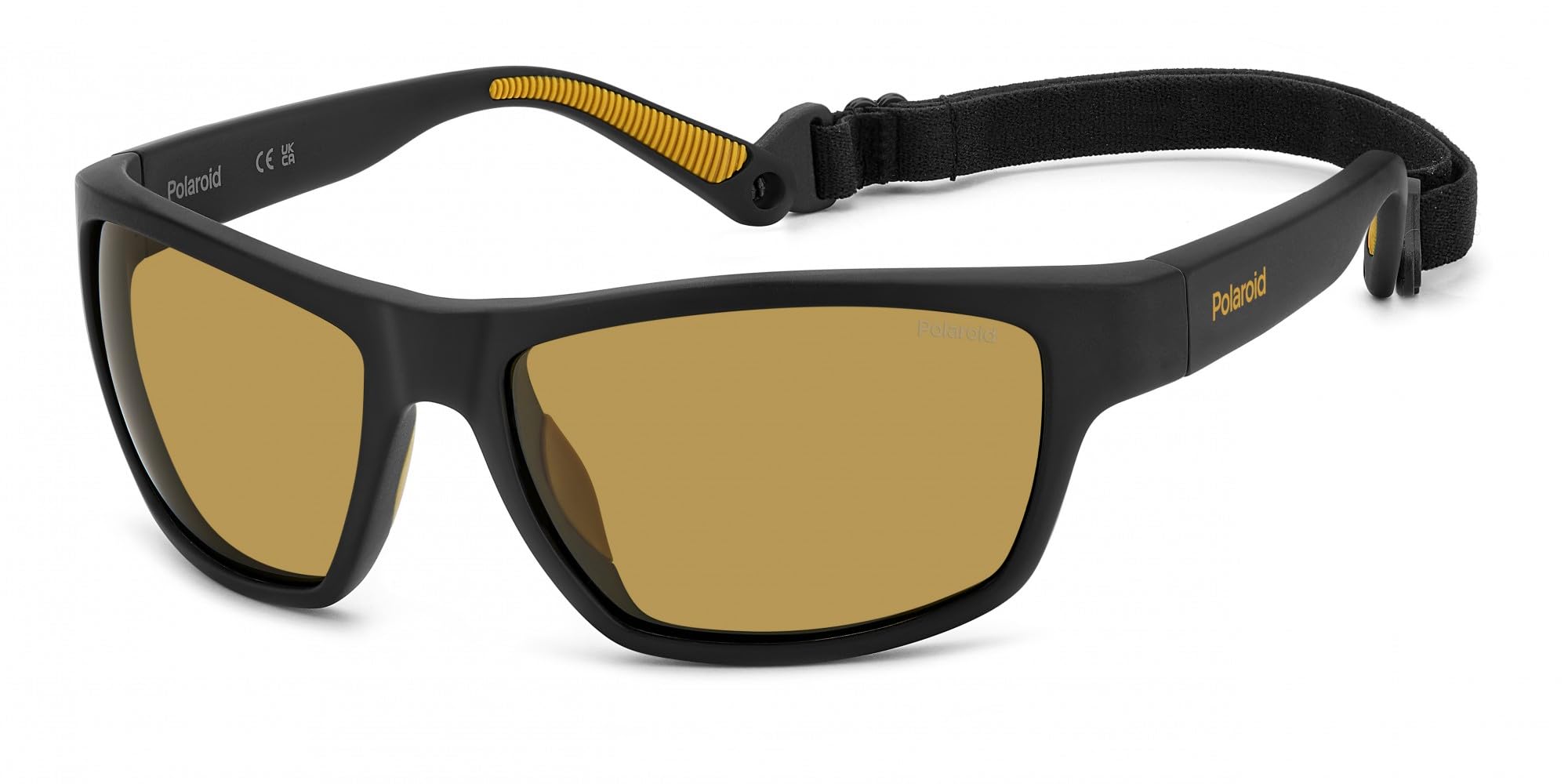 POLAROID SPORT Occhiali da sole - modello PLD 7037/S, colore matte black yellow, lente 60 mm, ponte 16 mm