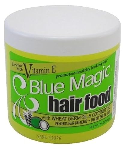 Blue Magic Alimento para el cabello con vitamina E (secoquebradizo) 12 onzas (paquete de 2)