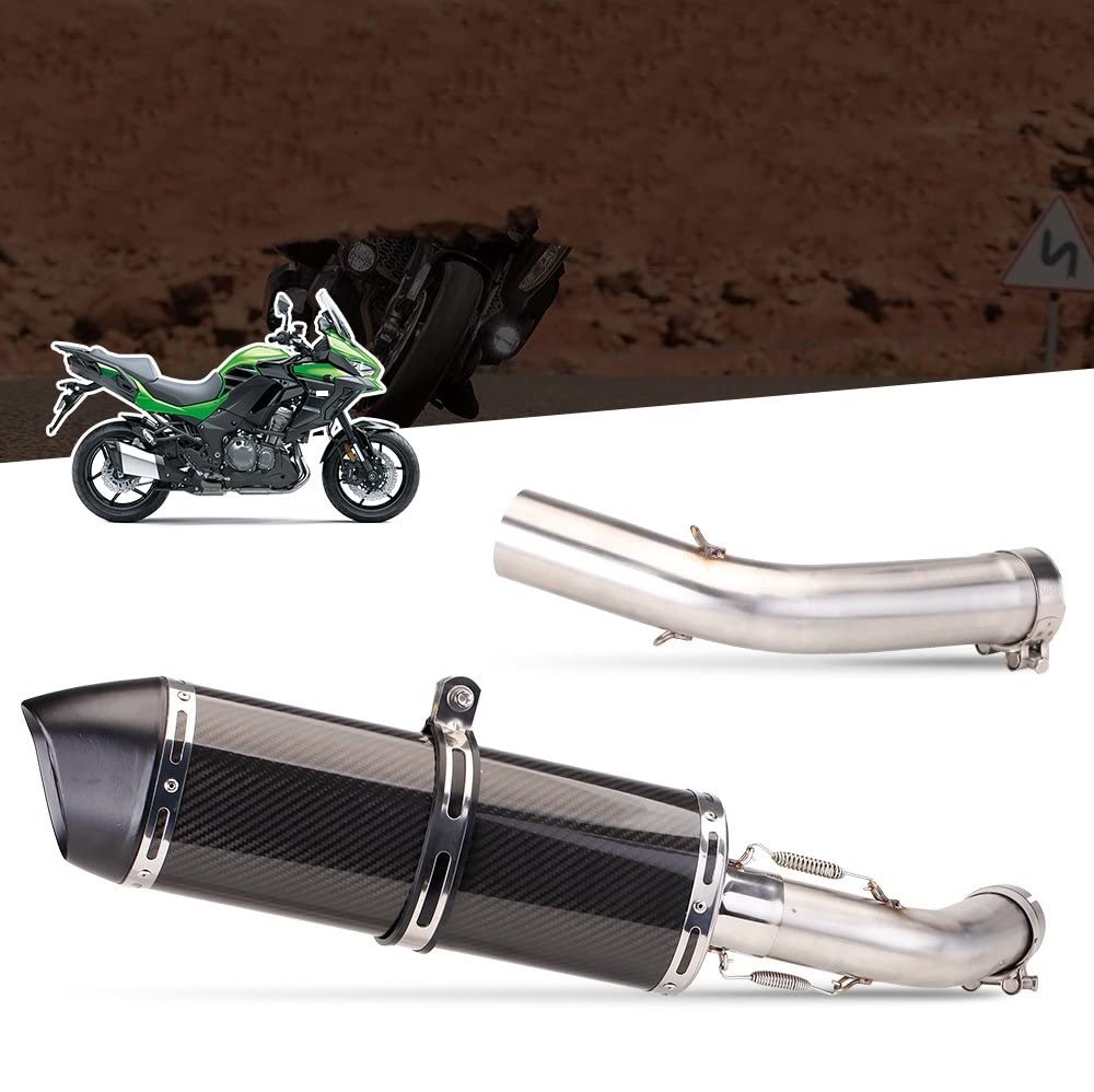 Scarico GPR Per Kawasaki Versys 1000 2015-2016 - Terminale Omologato In Alluminio, Con Raccordo Specifico - Foto 3