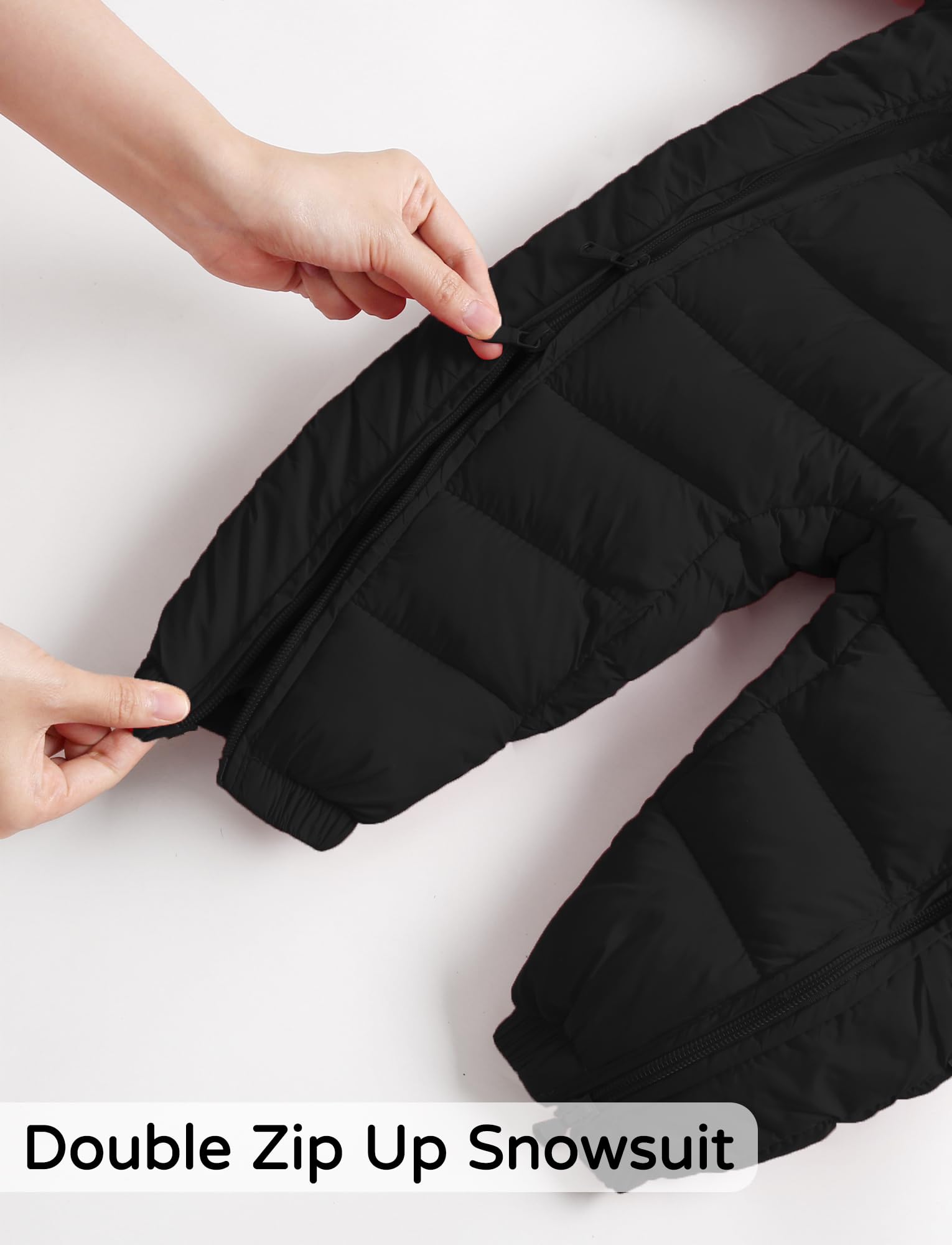 Maeau - Mono de nieve para bebé recién nacido con capucha para bebé y niña, mono de invierno para snowsuit 0-24 meses