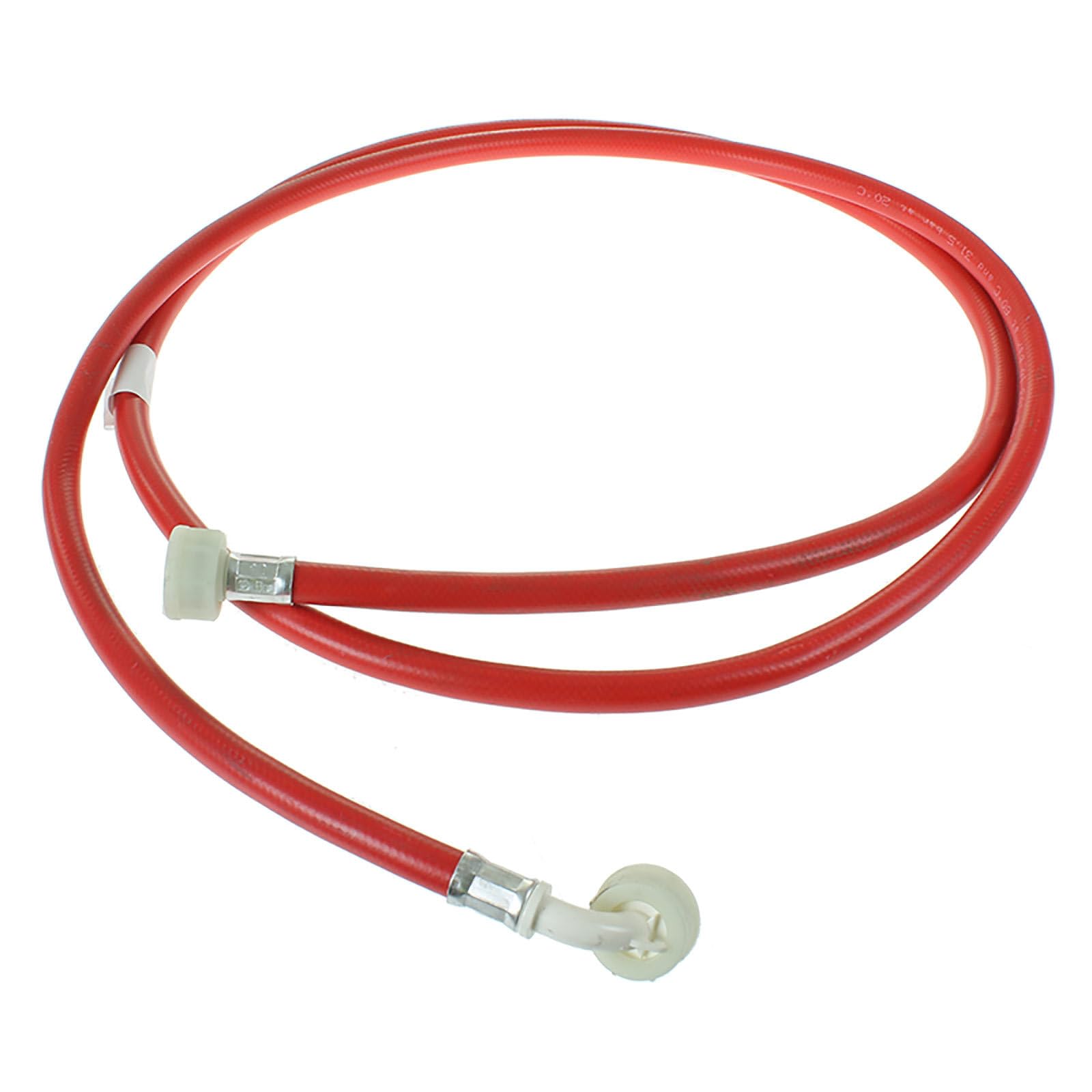 Masterpart Red Universal Washing Machine Water Inlet Hot Fill Hose 2.5M