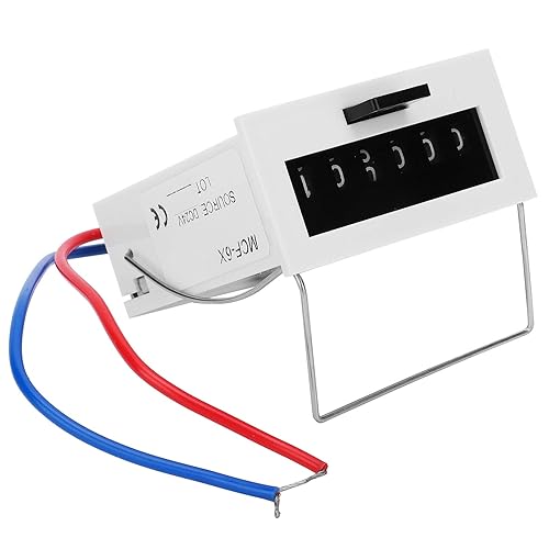 Contador de pulso electromagnético, contador electrónico de 6 dígitos 0999999 Rango de contador electromagnético DC24V para suministros industriales