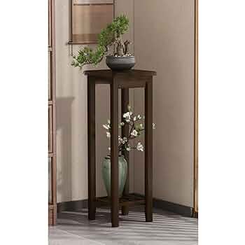 花台 10 Amazon.co.jp: MJKQ9 花台 木製 31*31*90 フラワースタンド 玄関