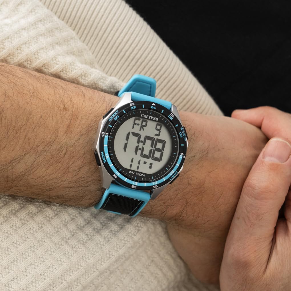 Calypso Orologio Digitale Uomo in Gomma Nero