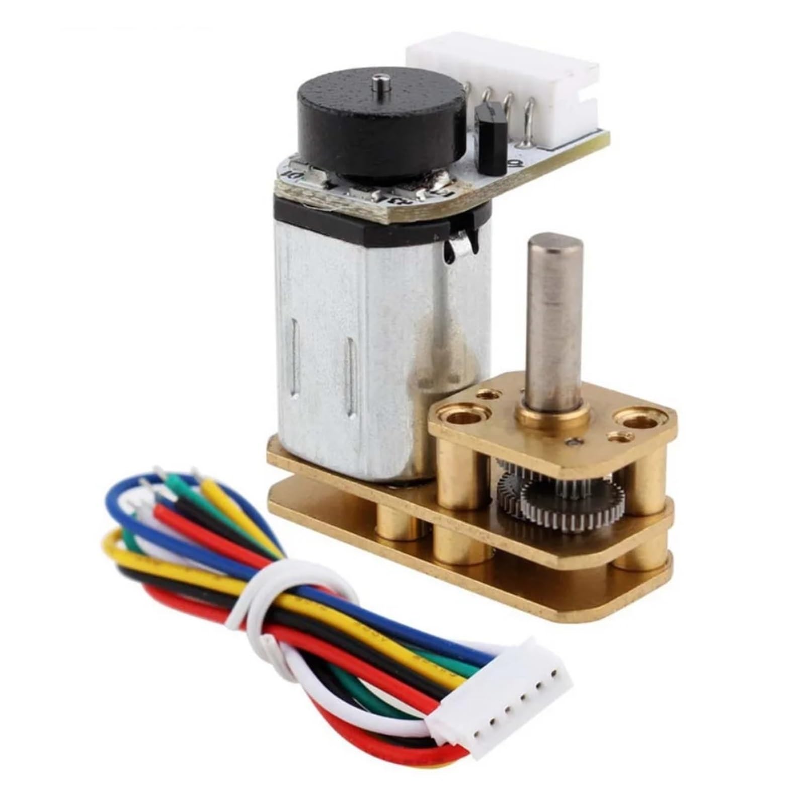 Motor reductor Reversible de Metal en miniatura eléctrico DC 3V 6V 12V(1 to 200,6V A12 Type)