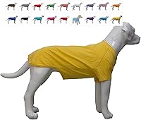 Vista 38 de Lovelonglong Ropa para mascotas, disfraces para perro, ropa de perro salchicha, camiseta en blanco para perros salchicha, Corgi 100% algodón, rosa