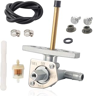 Fuel Vavle Petcock Shut off Tank Switch Fits For Honda TRX 250EX 350 400 420 Rancher TRX400 450 500 Foreman Recon 250 Rubicon 500 650 OEM# 16950-HM8-003 Fuel Tank Petcock Valve Assembly
