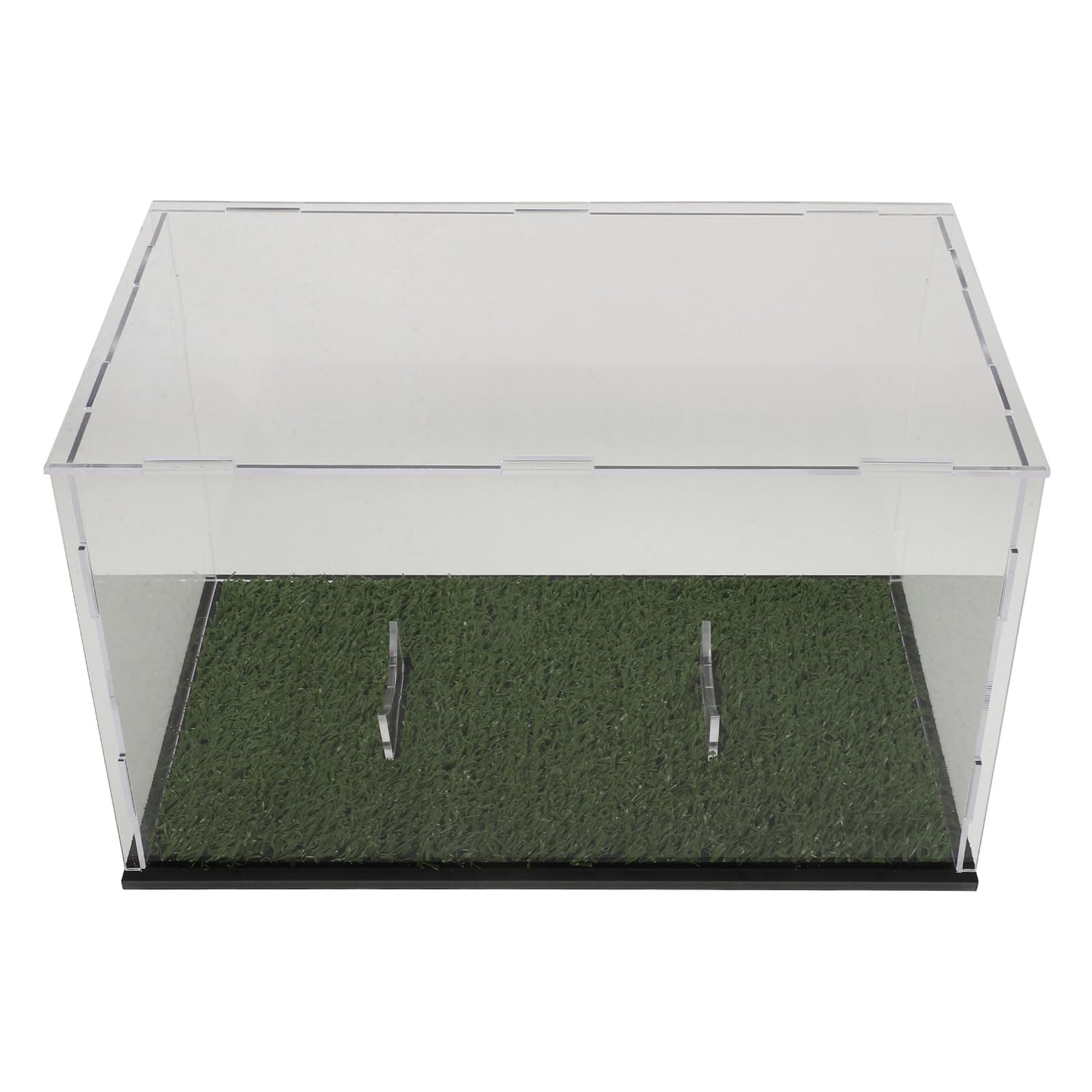 Boîte en acrylique verte pour ballon de rugby : sublimez votre décoration sportive