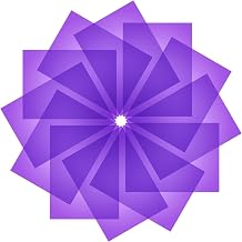 Gel Filter Colored Overlays, 12 Pcs Transparent Correction Lighting Gel Light Filter, A4 Size Film Plastic Sheets for Change Lighting in Halloween Christmas Decoration (Purple)