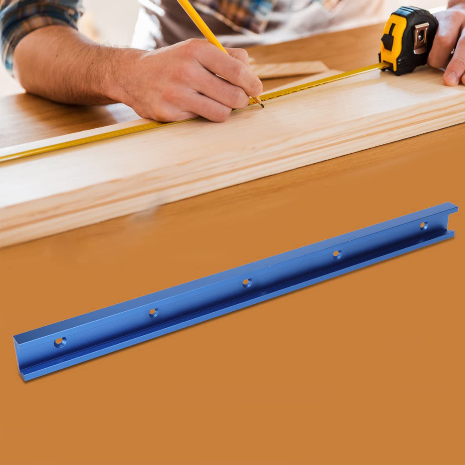 4 binari a T, 800 mm, T-Slot Track in Lega di Alluminio, per la lavorazione del legno