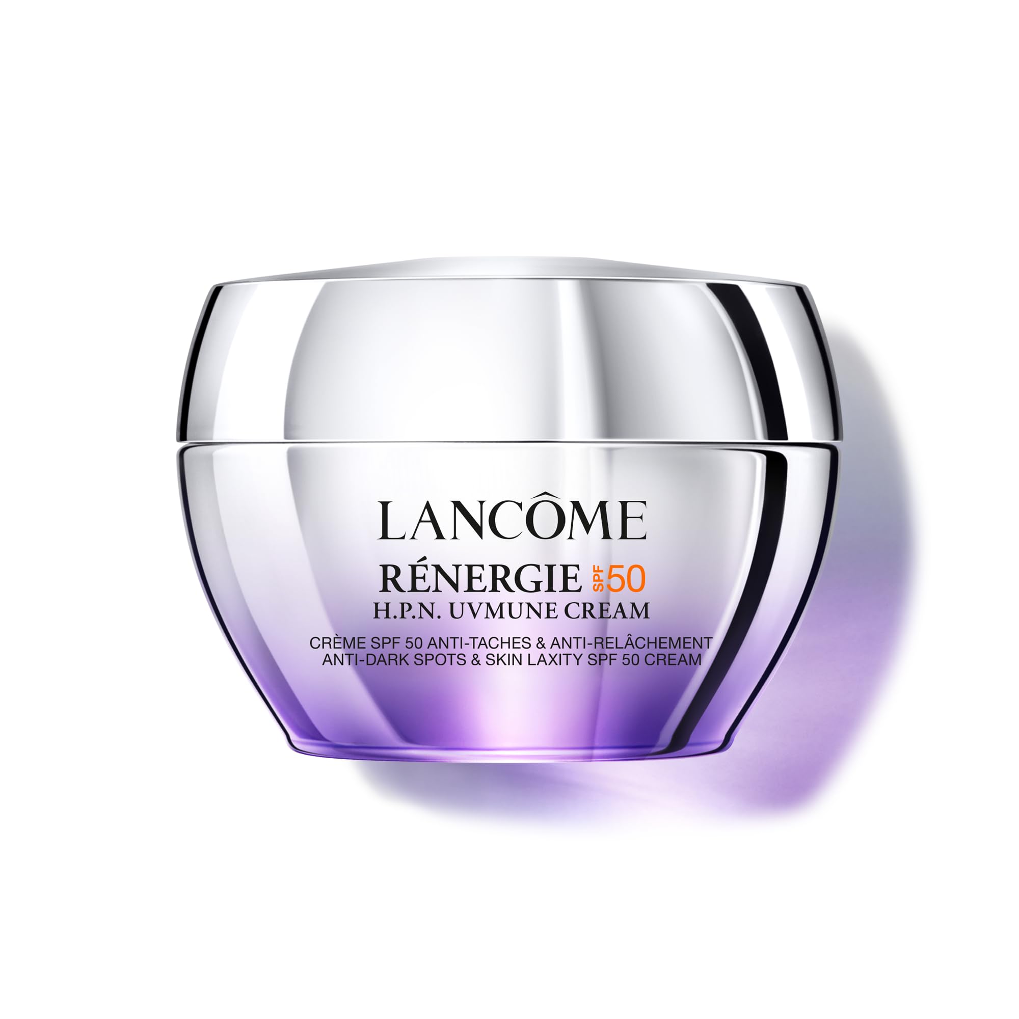 Lancôme - Rénergie Crème H.P.N. UVMUNE SPF 50 - Crema Solare Antietà - Trattamento Anti Macchie Viso, Collo e Fronte - Elevata Sensorialità - Tecnologia Brevettata - 30ml