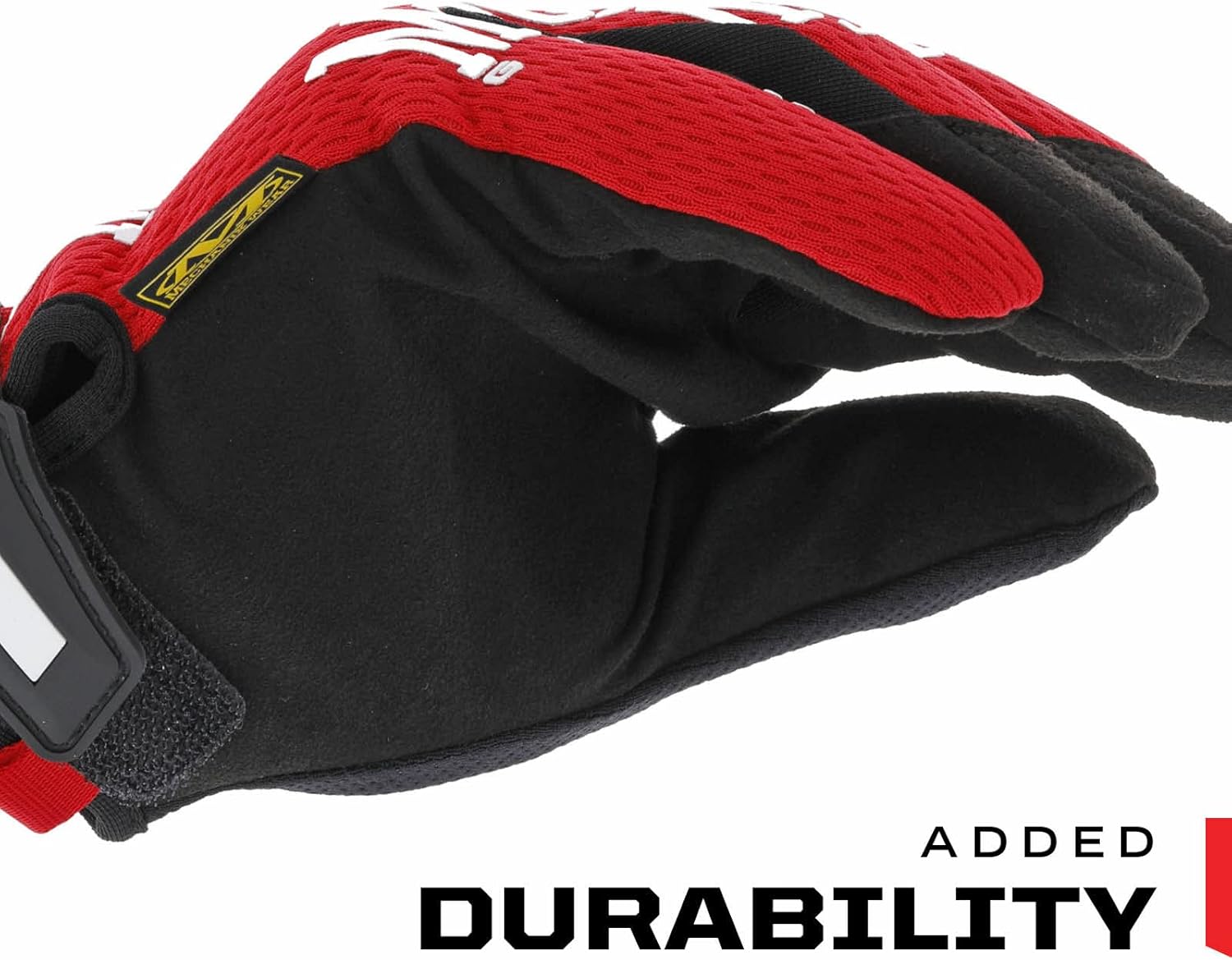 Mechanix Wear Original Work Gloves - Multi-Purpose Outdoor Work Gloves - Secure Fit - Durable & Machine Washable - Breathable & Comfortable - X-Large - Red