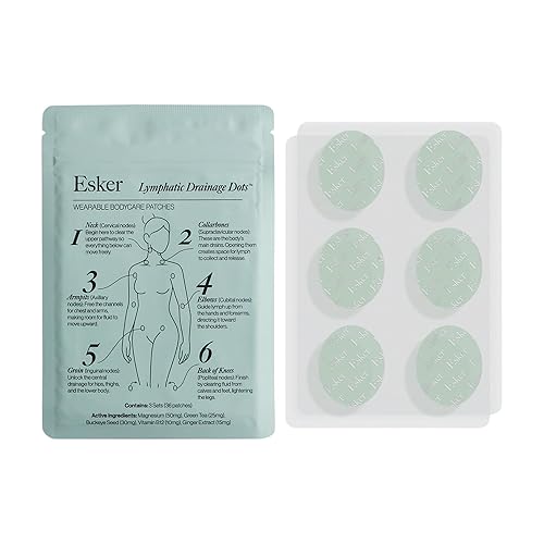 Esker - Lymphatic Drainage Dot – Wearable Lymphatic Support Patches