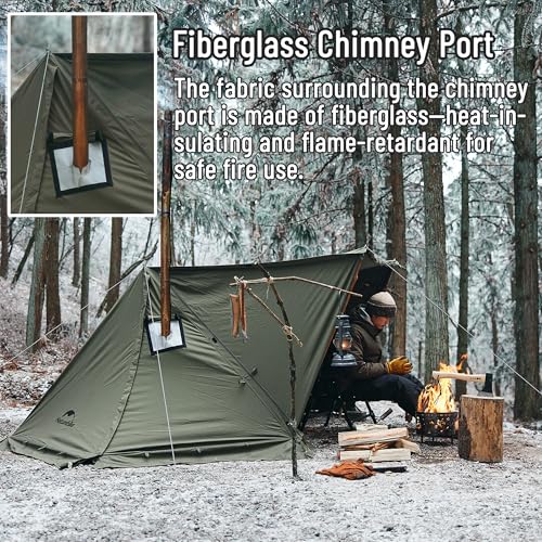 Carpa Naturehike Ares Hot para 1 persona, 4 estaciones miniatura 4