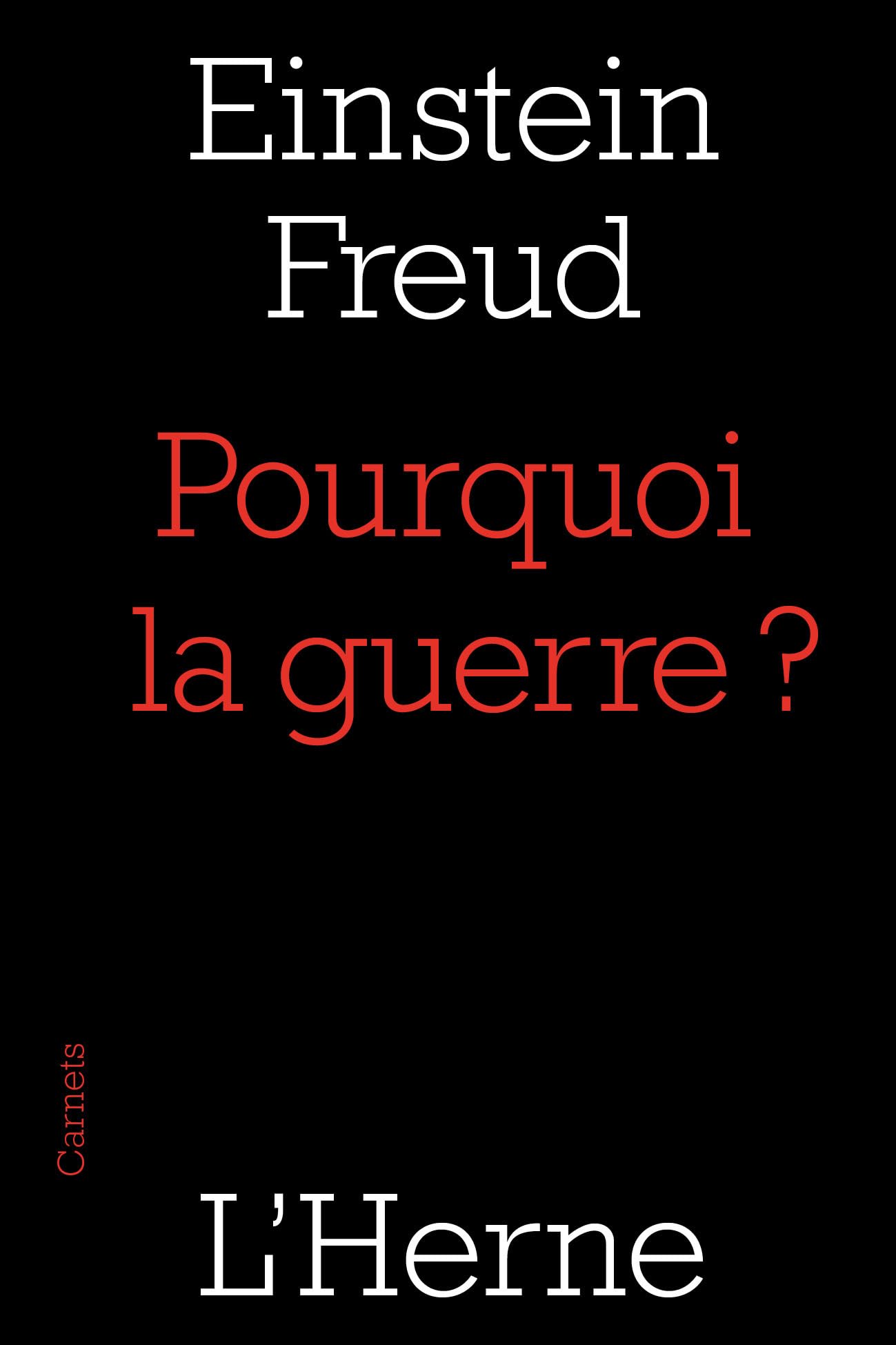 Pourquoi la guerre ?: Nouvelle édition (2026)
