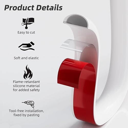 Miniatura 3 de Ocultador de cable de silicona para 2-3 cables, cubiertas de alambre de apertura lateral para cables en la pared, canaleta autoadhesiva, ocultador