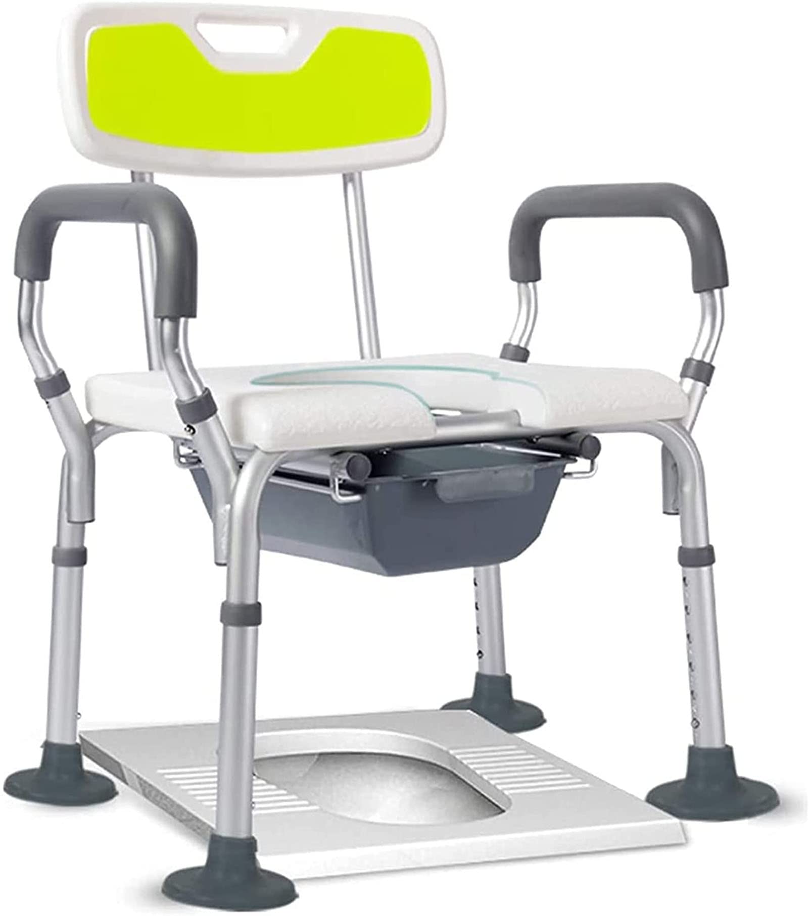 Buy YXDD UShaped,For Elderly Mobile Commode Shower Chair Chair Commode