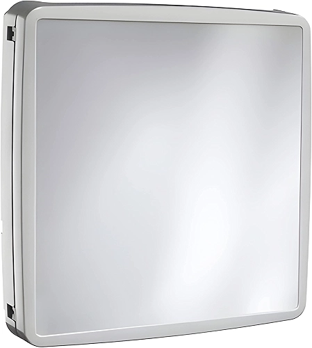 Armário Banheiro Espelho Reversível Cinza Ar41 - Sintex