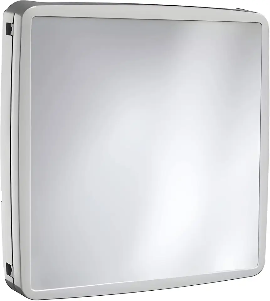 Armário Banheiro Espelho Reversível Cinza Ar41 - Sintex