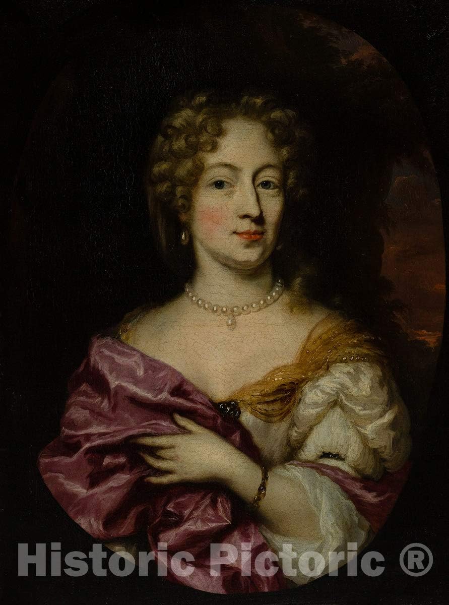 Historic Pictoric Art Print : Nicolaes Maes - Ingena Rotterdam (Died 1704), Betrothed of Admiral Jacob Binkes : Vintage Wall Décor : 18in x 24in